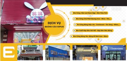 Euplus chuyên làm bảng hiệu showroom