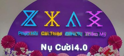 Lắp đặt chữ inox cho nha khoa