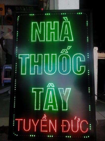 bảng hiệu led thuốc tây