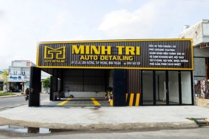 Mẫu biển hiệu đen vàng