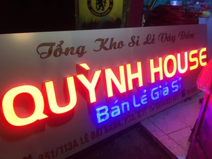 Bảng hiệu chữ nổi đẹp