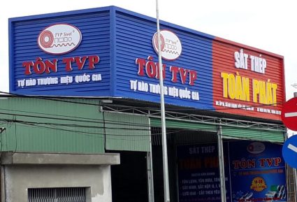 Bảng hiệu tôn (tole)