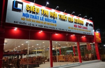 Bảng hiệu showroom nội thất