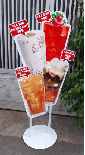 mô hình trà sữa