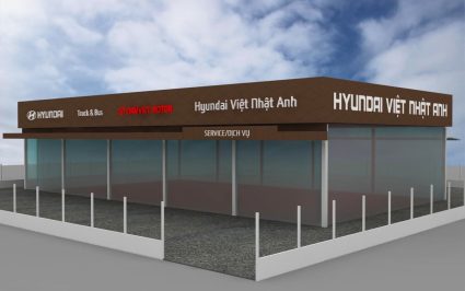 Showroom trưng bày oto