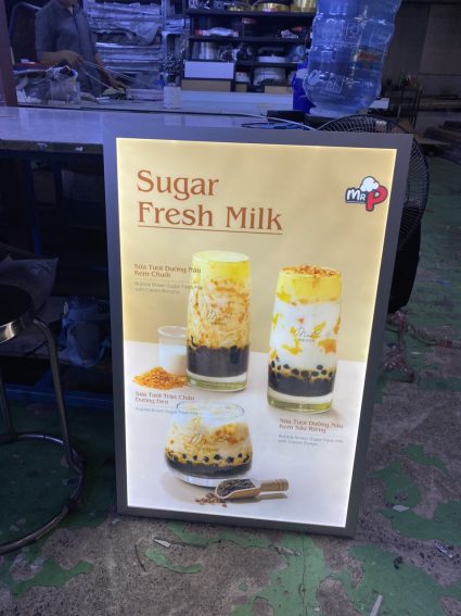 bảng hiệu cfe trà sữa