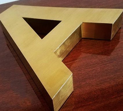 Chữ nổi chất liệu Inox 304 chống rỉ