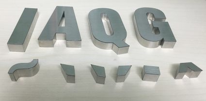 Gia công chữ inox các loại