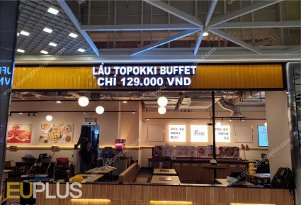 Chữ nổi sáng đèn