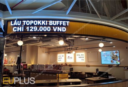 Chữ nổi sáng đèn