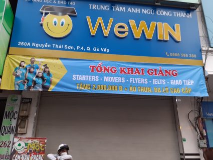 Bảng Anh ngữ đẹp