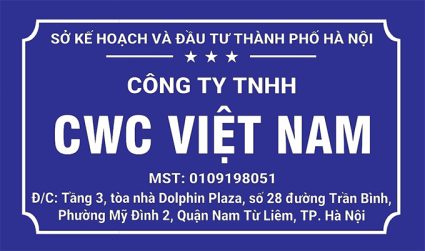 Bảng hiệu công ty