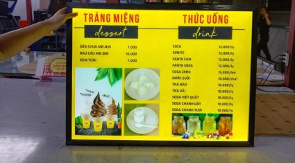 Hộp đèn quán ăn