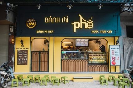 Bảng hiệu bánh mì
