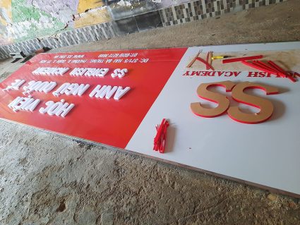 Làm bảng hiệu Anh ngữ uy tín trách nhiệm