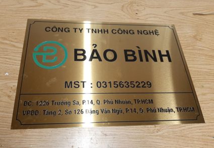 Biển inox ăn mòn