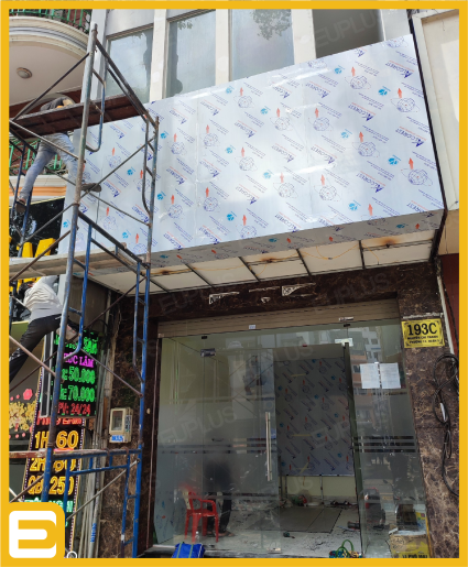 Ốp Alu mặt dựng bảng hiệu chính