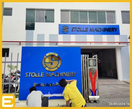 Bảnh hiệu chữ nổi đẹp sang