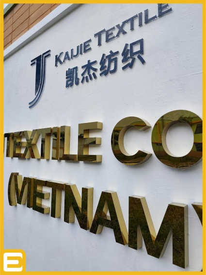 Mẫu biển tên chữ inox đẹp