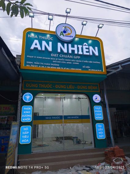 Thi công bảng hiệu nhà thuốc