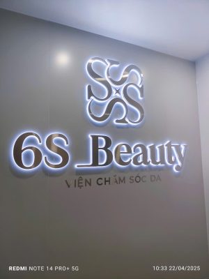 Làm bảng hiệu - backdrop spa