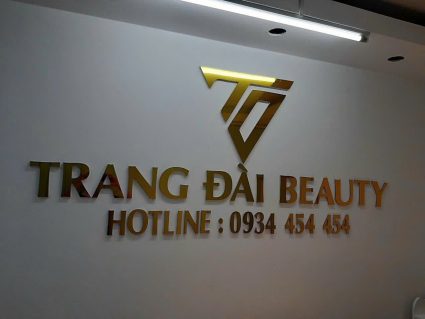 Thi công logo beauty