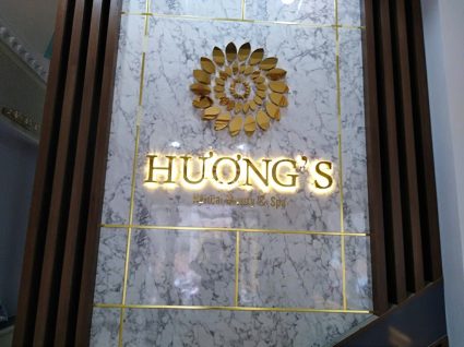 Backdrop spa sang trọng