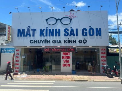 Thi công bảng hiệu kính