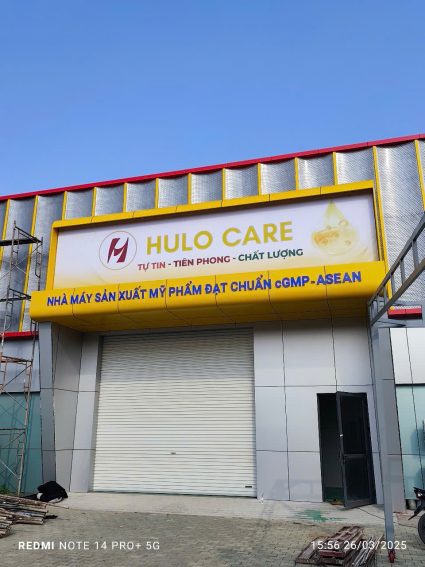 Thi công mặt dựng nhà máy