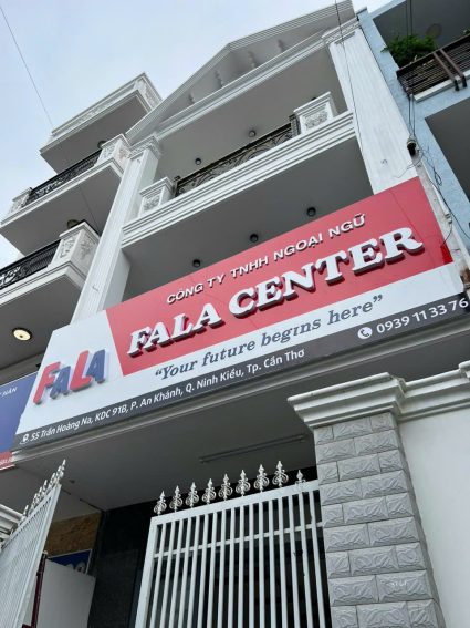 Thi công bảng hiệu Anh Ngữ đẹp