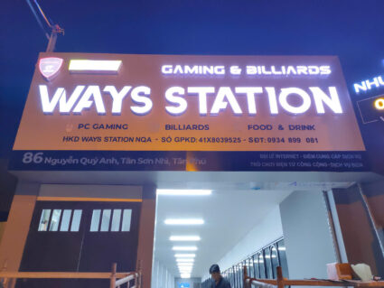 Thiết kế bảng hiệu phòng gym