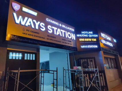 Bảng hiệu phòng gym