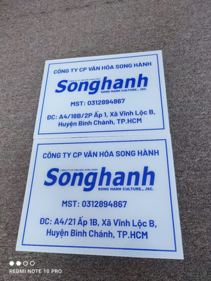 Mẫu bảng số nhà đẹp