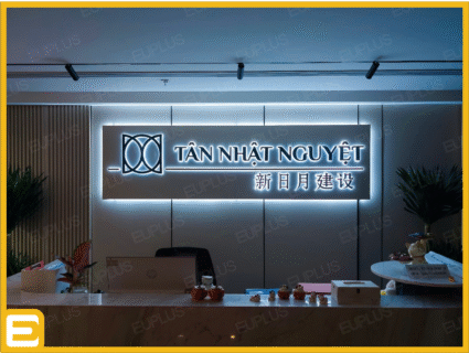 Bảng hiệu công ty sang trọng