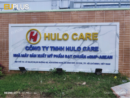 bảng hiệu logo nhà máy