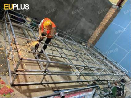 Quá trình hàn khung