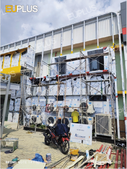 Thiết kê mặt dựng kho xưởng