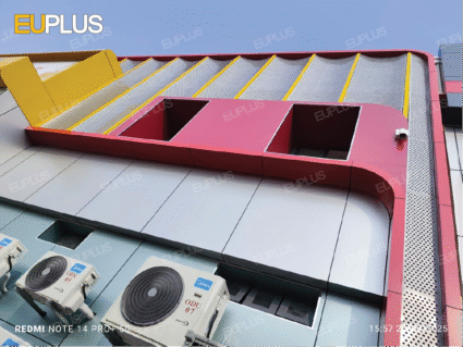 Thi công mặt dựng tôn