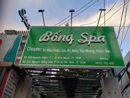 Bảng hiệu spa sang trọng