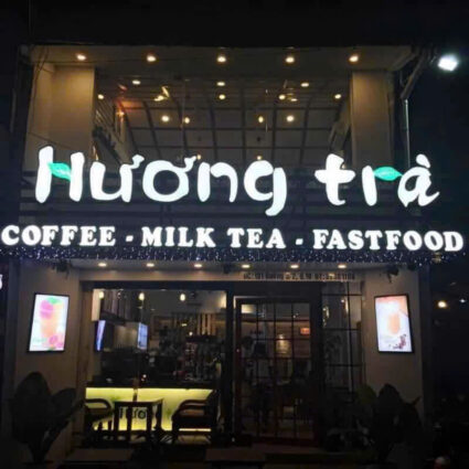 Mẫu bảng hiệu quán trà sữa