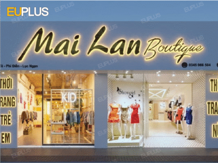 mẫu bảng hiệu shop quần áo