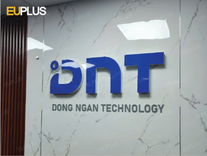 logo chữ nổi văn phòng