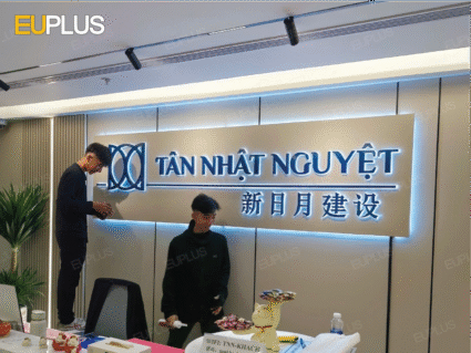 bảng hiệu alu chữ nổi
