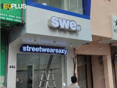 Thiết kế bảng hiệu quần áo