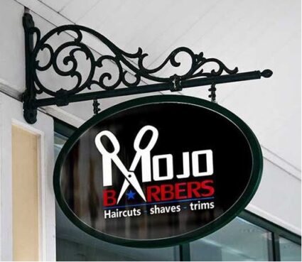 Biển vẫy salon tóc