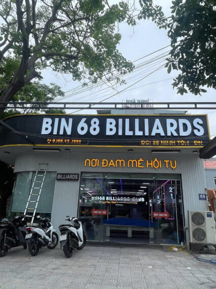 Thiết kế bảng hiệu bida